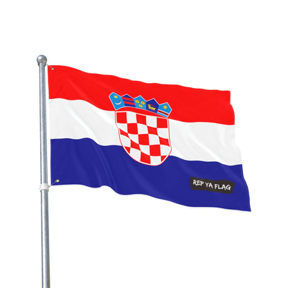 Croatia Flag Garden Banner | Double Sided Outdoor Flag | Rep Ya Flag