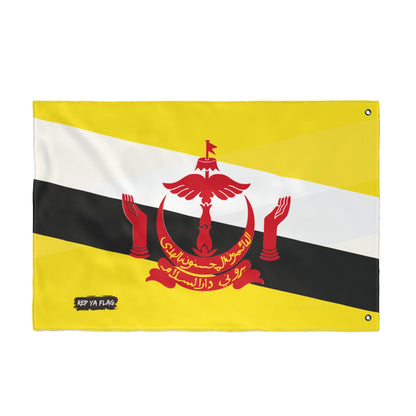 Brunei Flag Garden Banner | Double Sided Outdoor Flag | Rep Ya Flag