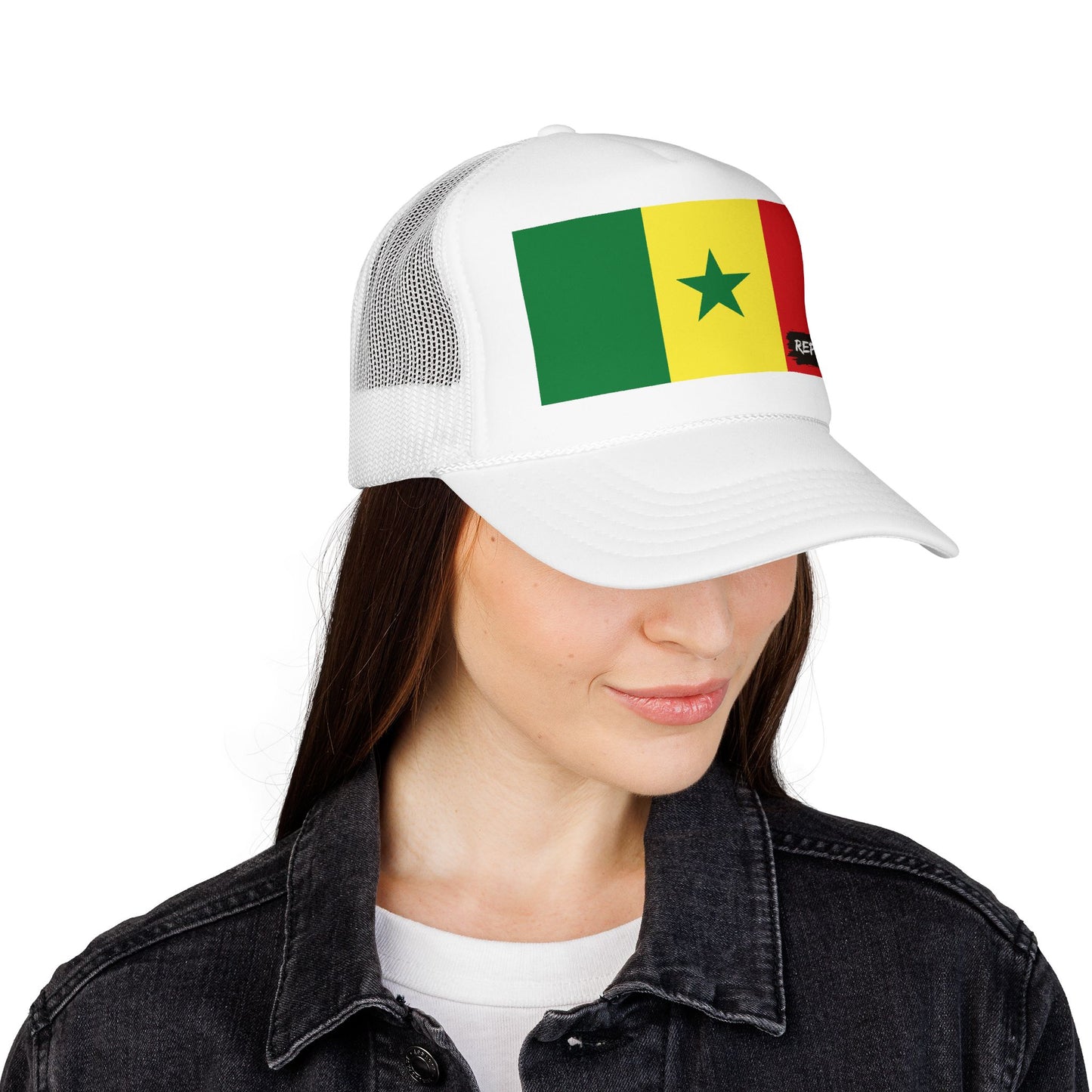 Senegal Flag Foam Trucker Hat | São Toméan Pride Snapback Cap | Rep Ya Flag
