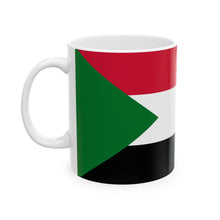 Sudan Flag Coffee Tea Mug 11oz 15oz | Rep Ya Flag Ceramic Mug