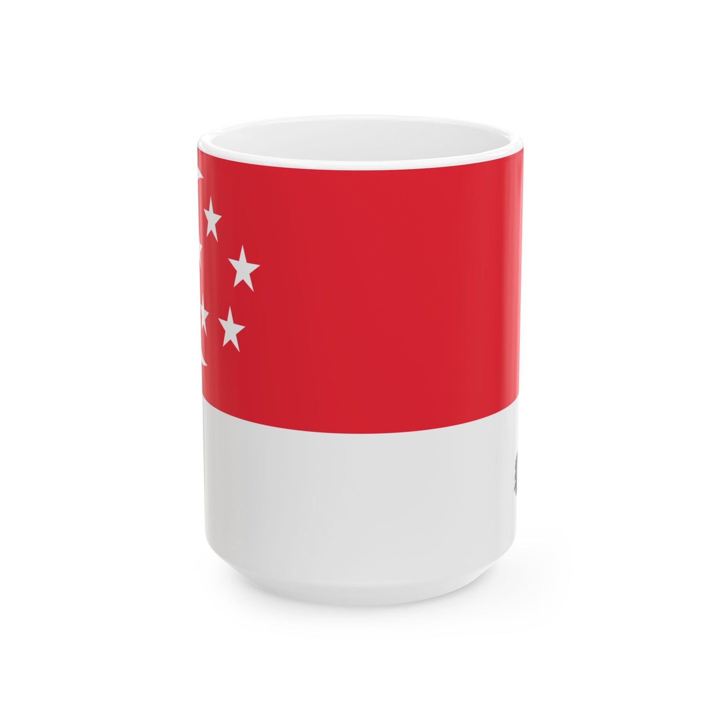 Singapore Flag Coffee Mug 11oz & 15oz | Singaporean Heritage Ceramic Coffee Tea Mug | Rep Ya Flag