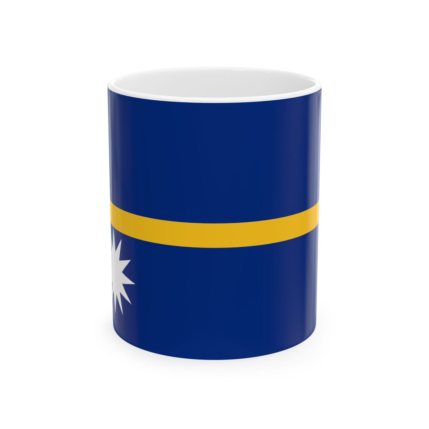 Nauru Flag Coffee Tea Mug 11oz 15oz | Rep Ya Flag Ceramic Mug