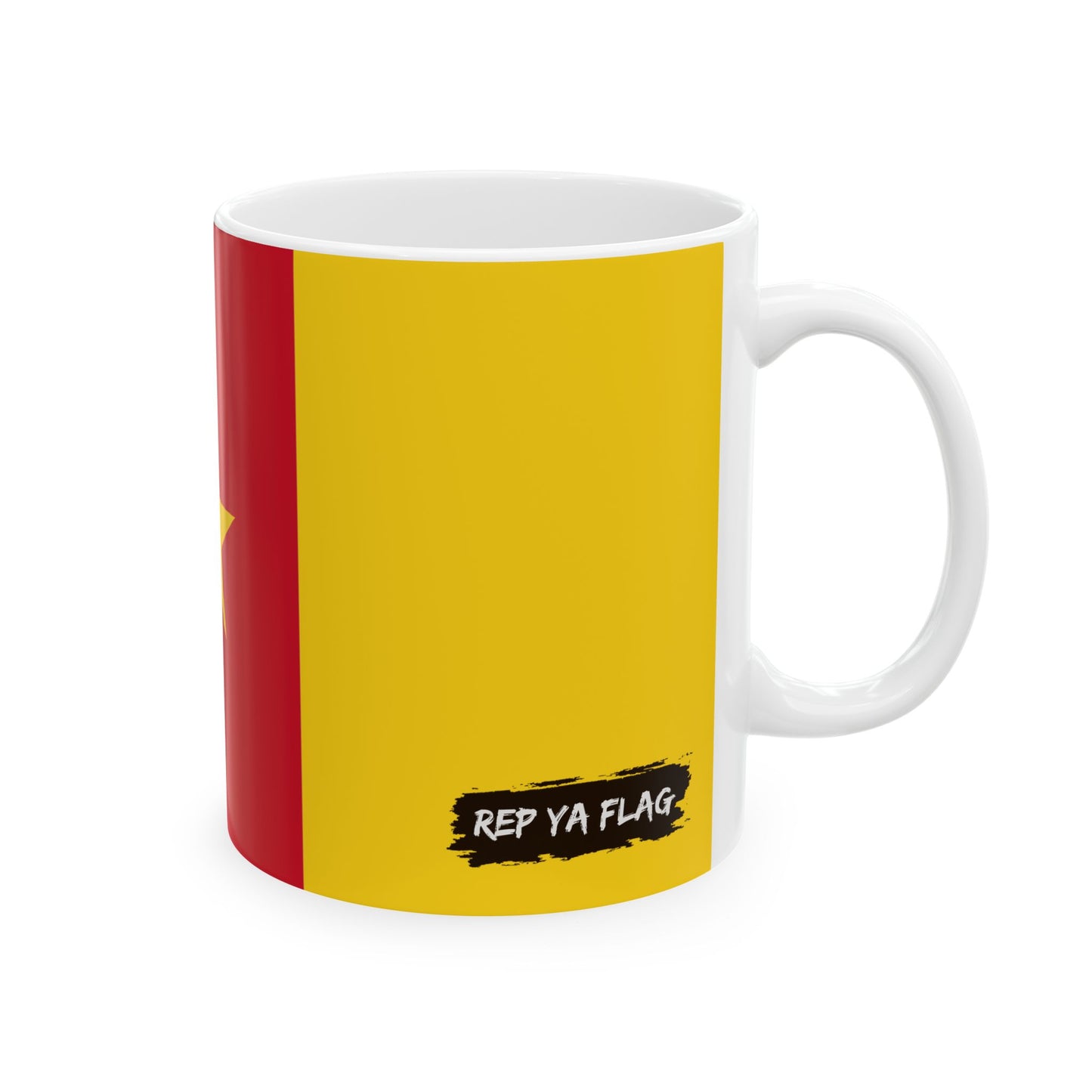Cameroon Flag Coffee Tea Mug 11oz 15oz | Cameroonian Heritage Mug | Rep Ya Flag