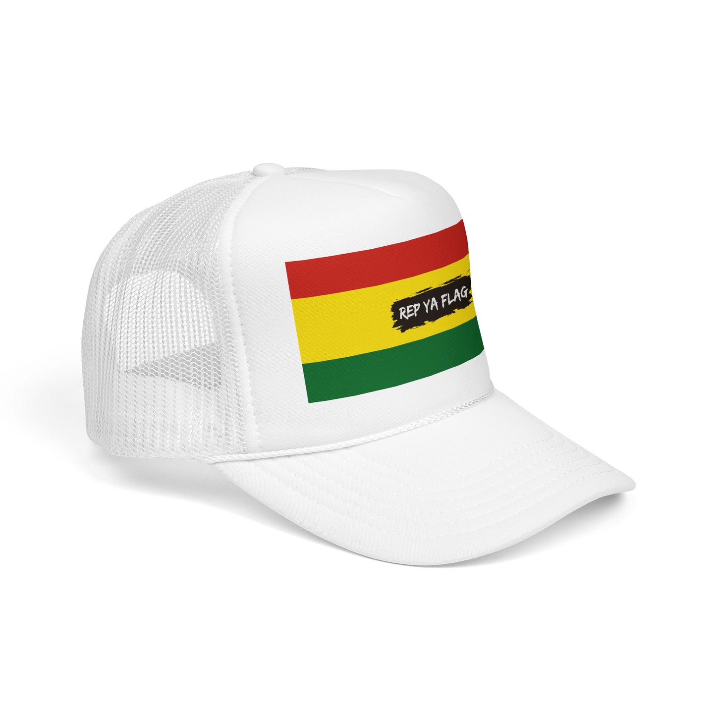 Bolivia Flag Foam Trucker Hat | Bolivian Pride Snapback Cap | Rep Ya Flag