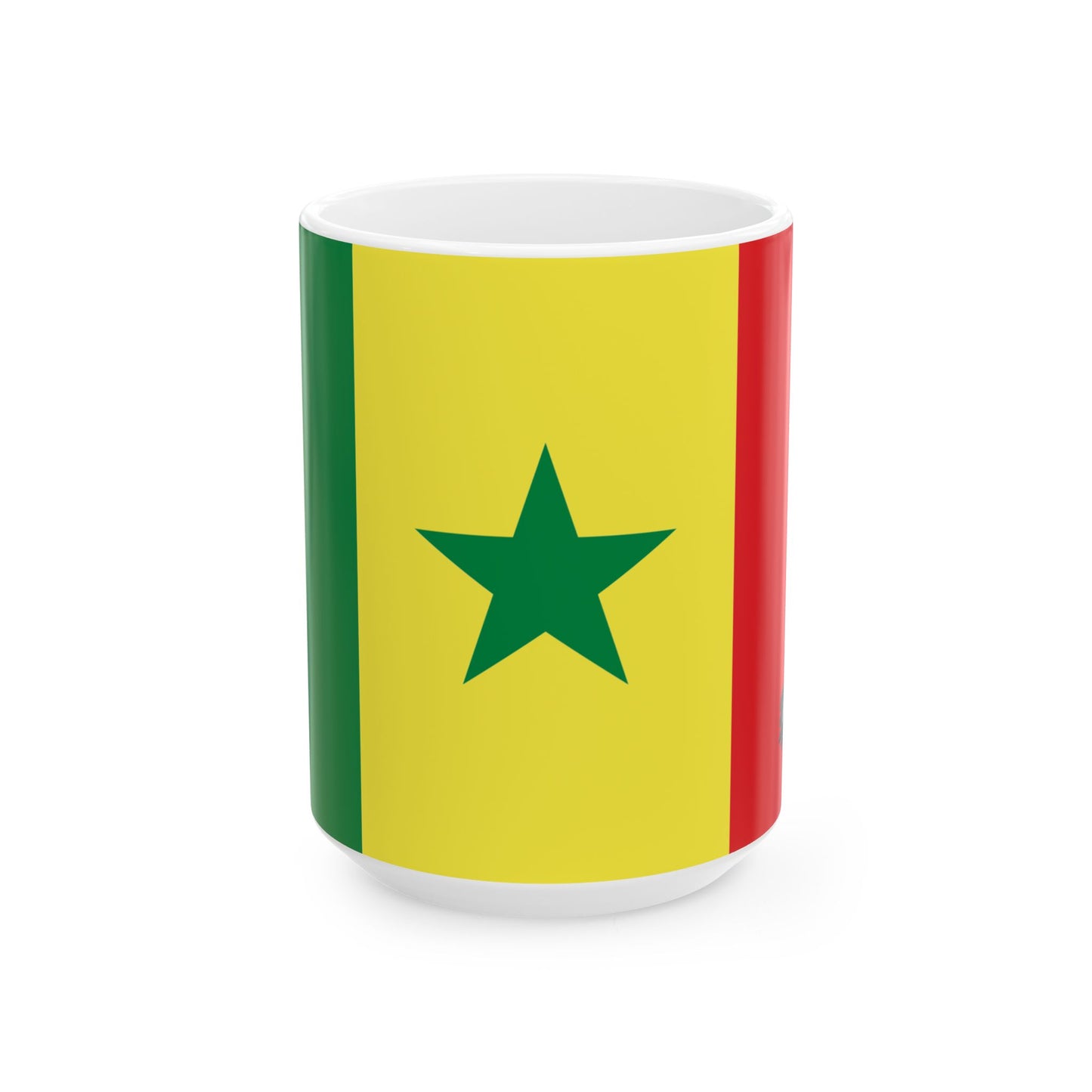 Senegal Flag Coffee Mug 11oz & 15oz | Senegalese Heritage Ceramic Coffee Tea Mug | Rep Ya Flag