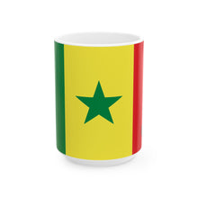 Senegal Flag Coffee Mug 11oz & 15oz | Senegalese Heritage Ceramic Coffee Tea Mug | Rep Ya Flag