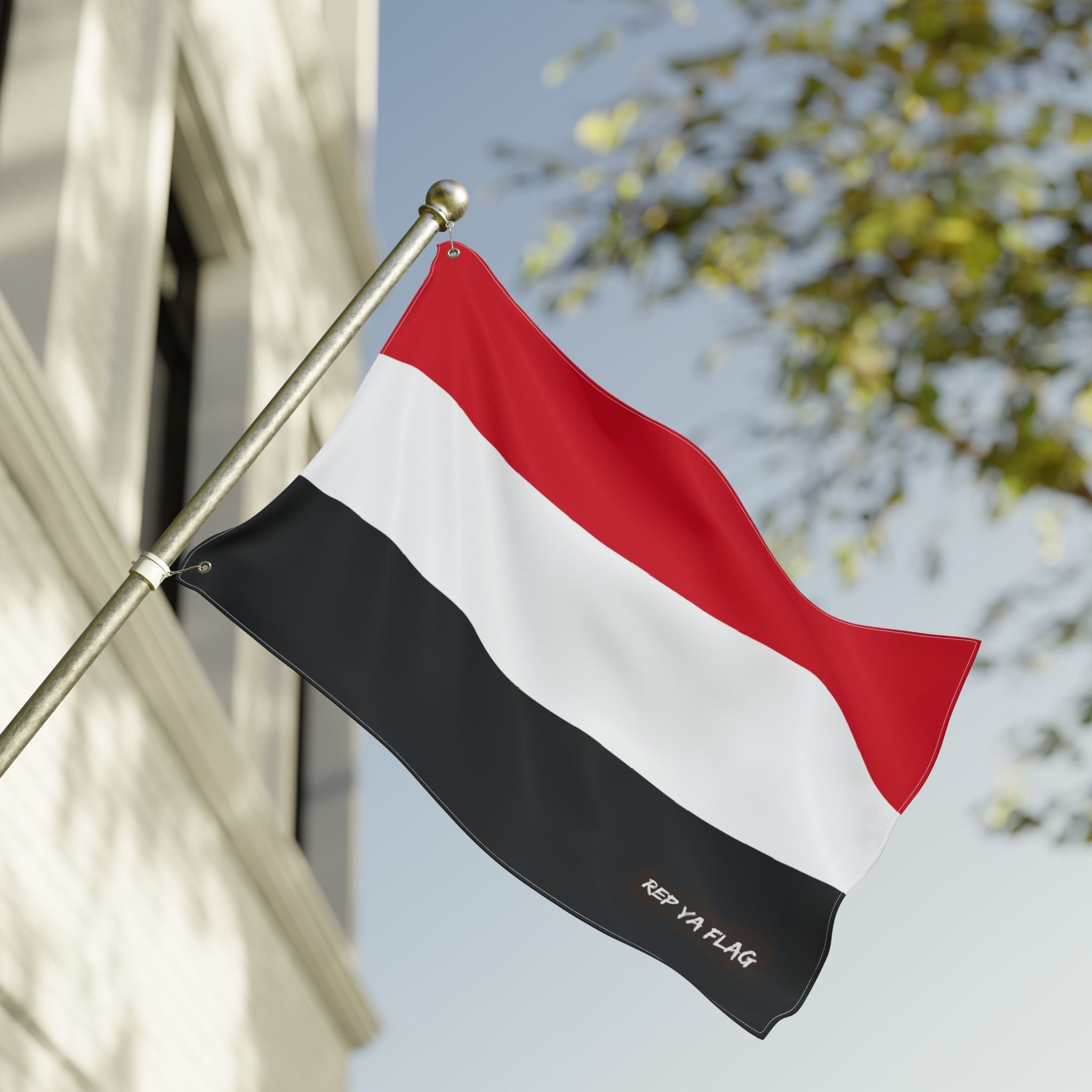 Yemen Flag Double Sided Flag, Outdoor Garden Banner | Country Flag