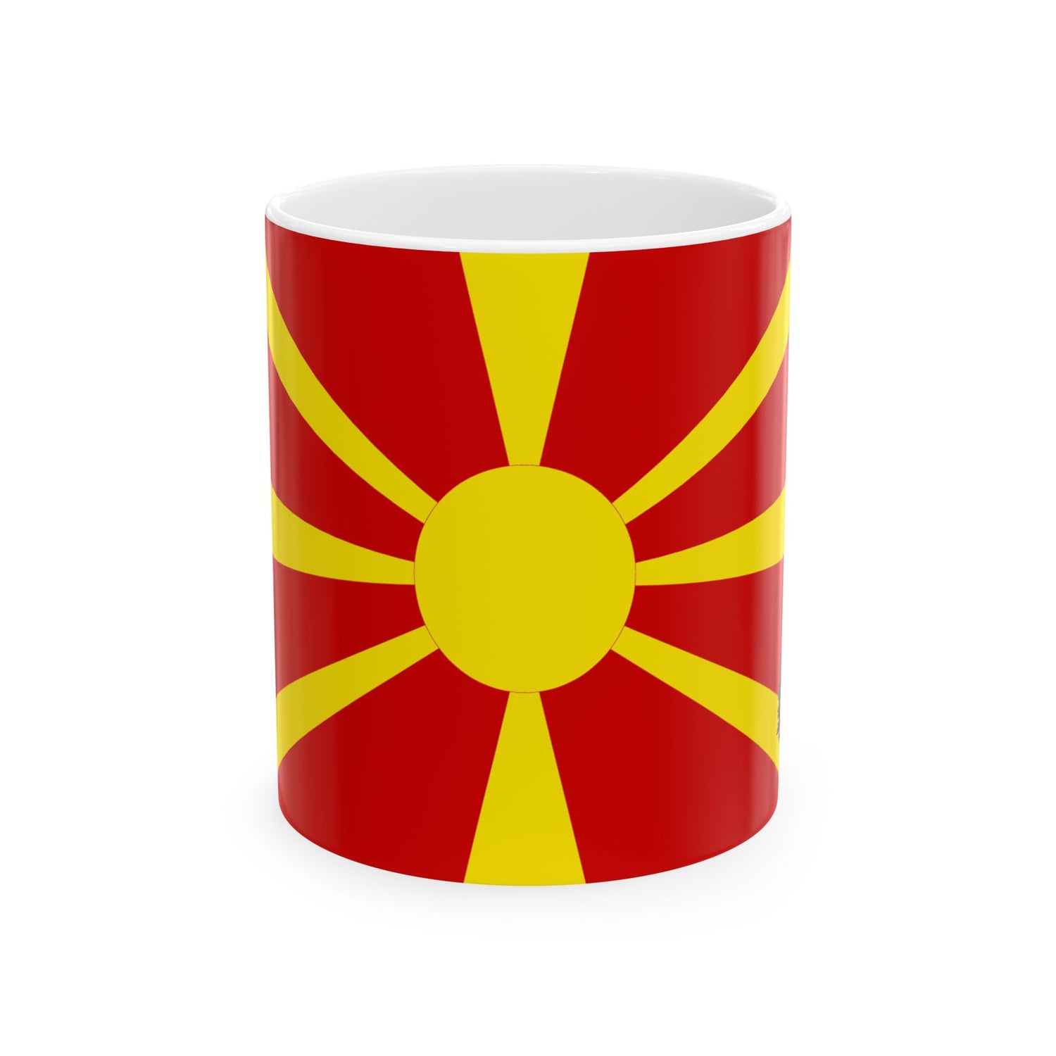 North Macedonia Flag Coffee Tea Mug 11oz 15oz | Rep Ya Flag Ceramic Mug