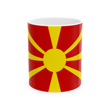 North Macedonia Flag Coffee Tea Mug 11oz 15oz | Rep Ya Flag Ceramic Mug
