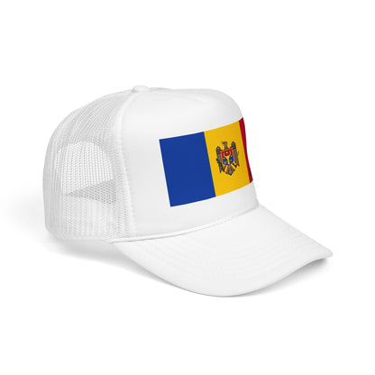 Moldova Flag Foam Trucker Hat | Moldova Pride Snapback Cap | Rep Ya Flag