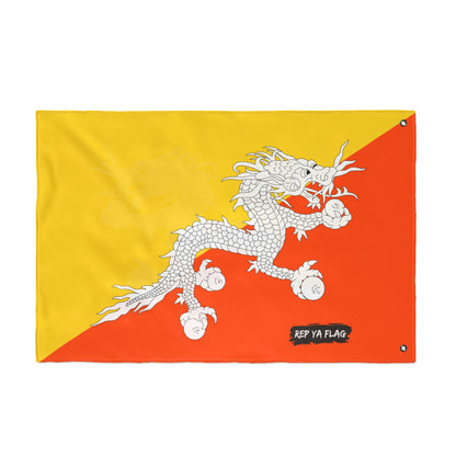 Bhutan Flag Garden Banner | Double Sided Outdoor Flag | Rep Ya Flag