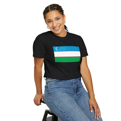 Uzbekistan Flag Tee | Uzbekistan Tshirt | Uzbekistan Pride Shirt | Rep Ya Flag | Heritage Gift | Unisex S-4XL