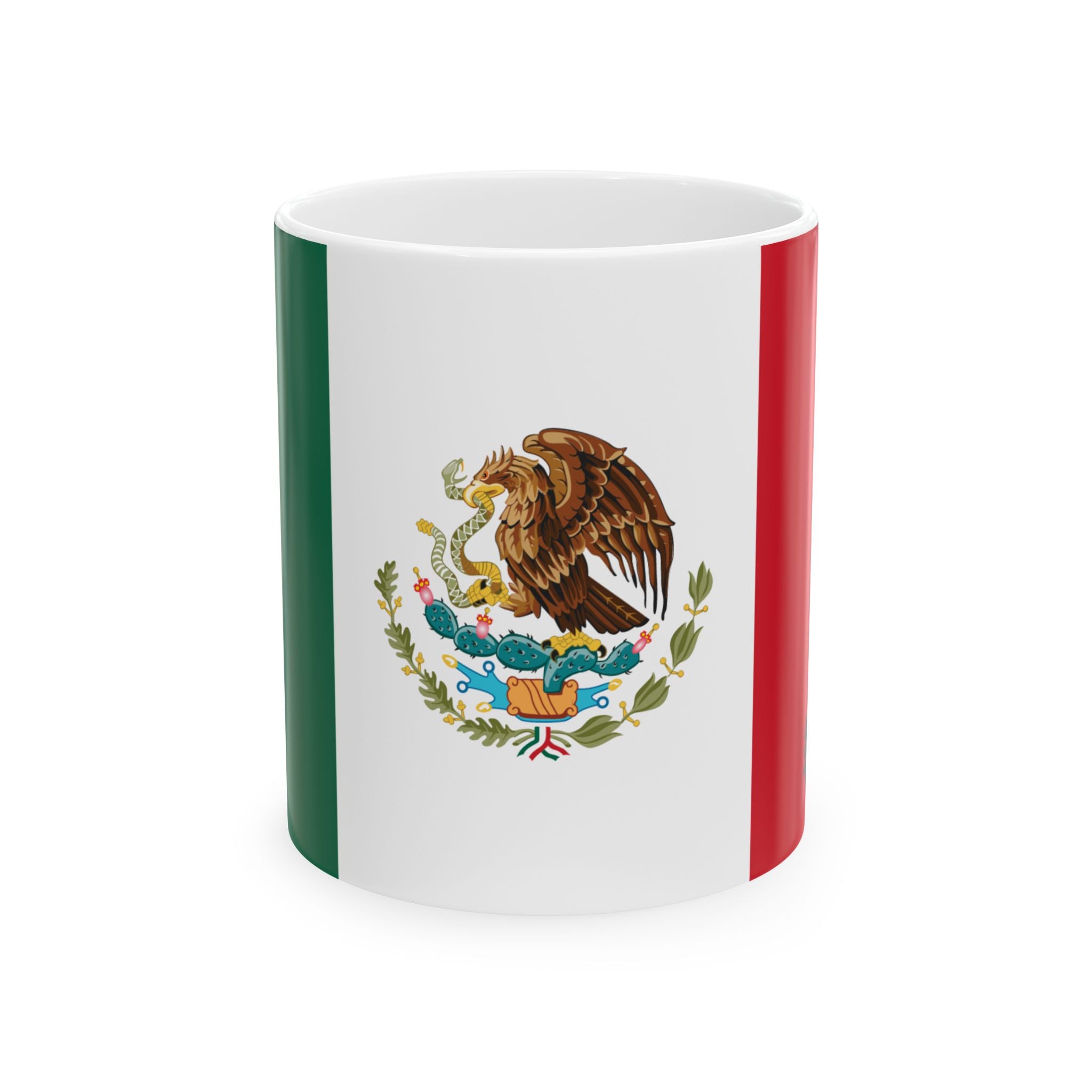 Mexico Flag Coffee Tea Mug 11oz 15oz | Rep Ya Flag Ceramic Mug