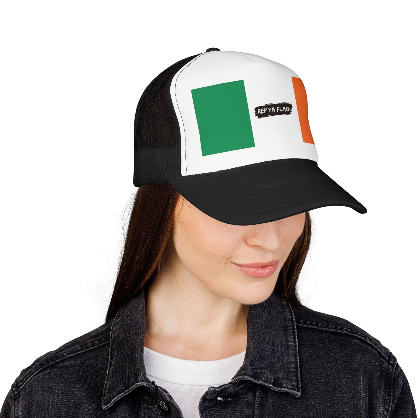 Ireland Flag Foam Trucker Hat | Irish Pride Snapback Cap | Rep Ya Flag