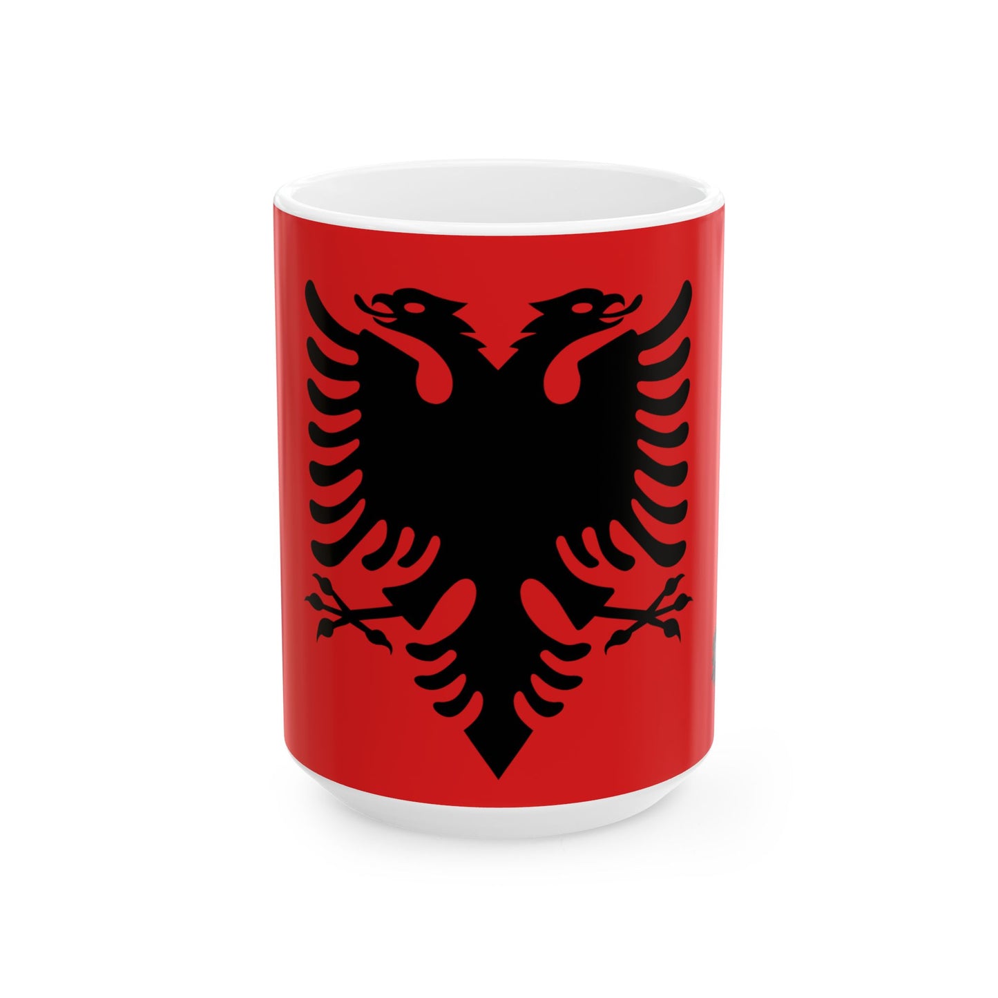 Albania Flag Coffee Mug | Albanian Pride Ceramic Tea Mug 11oz & 15oz | Rep Ya Flag