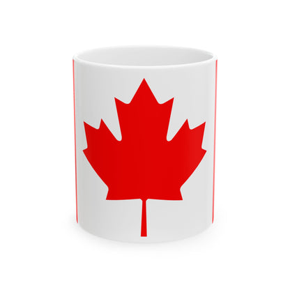 Canada Flag Coffee Tea Mug 11oz 15oz | Canadian Heritage Mug | Rep Ya Flag