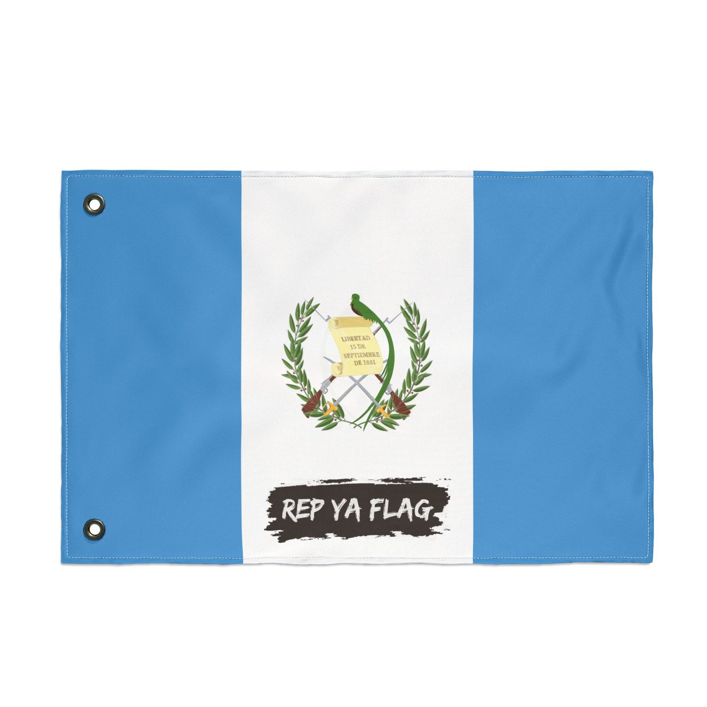 Guatemala Flag Garden Banner | Double Sided Outdoor Flag | Rep Ya Flag