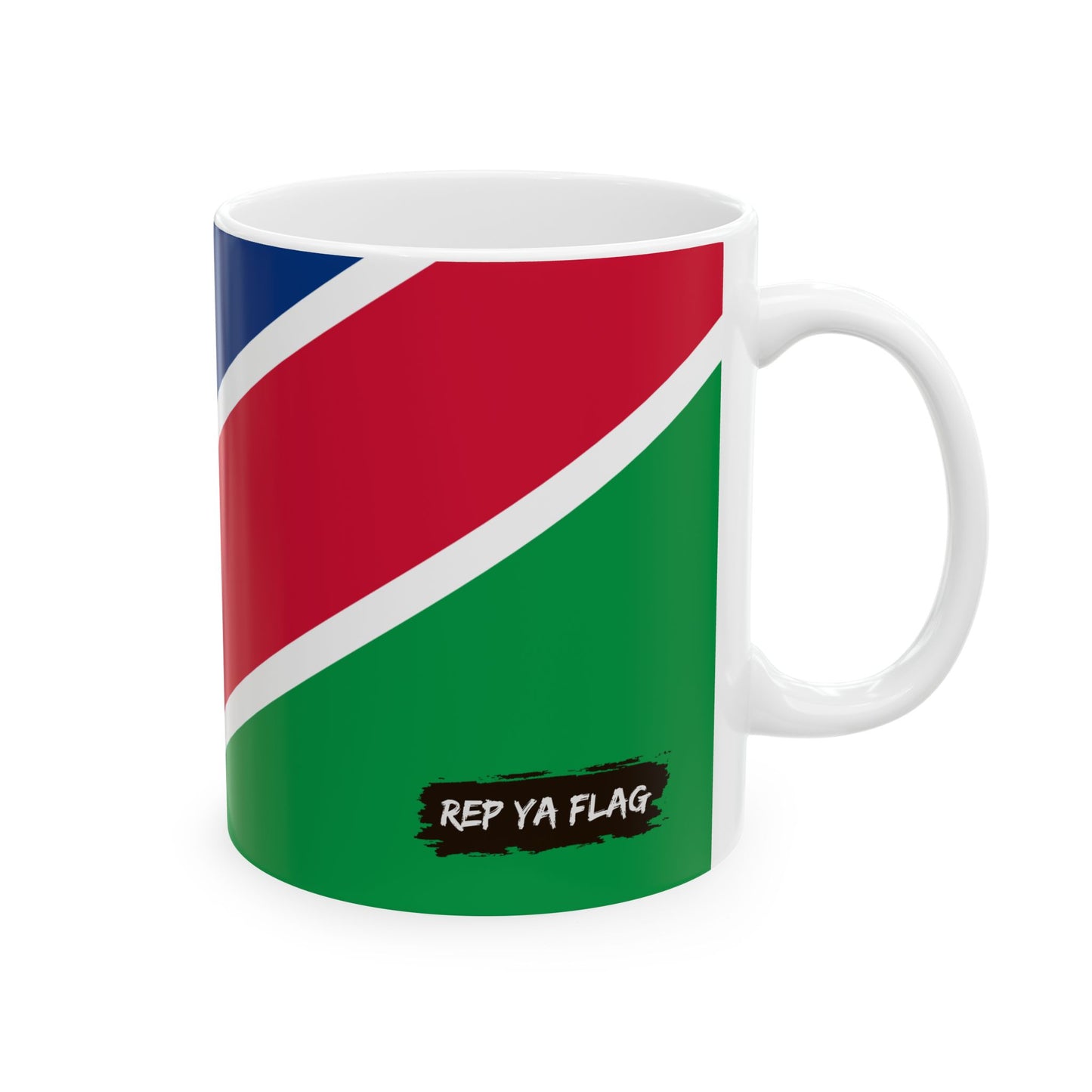Namibia Flag Coffee Tea Mug 11oz 15oz | Rep Ya Flag Ceramic Mug