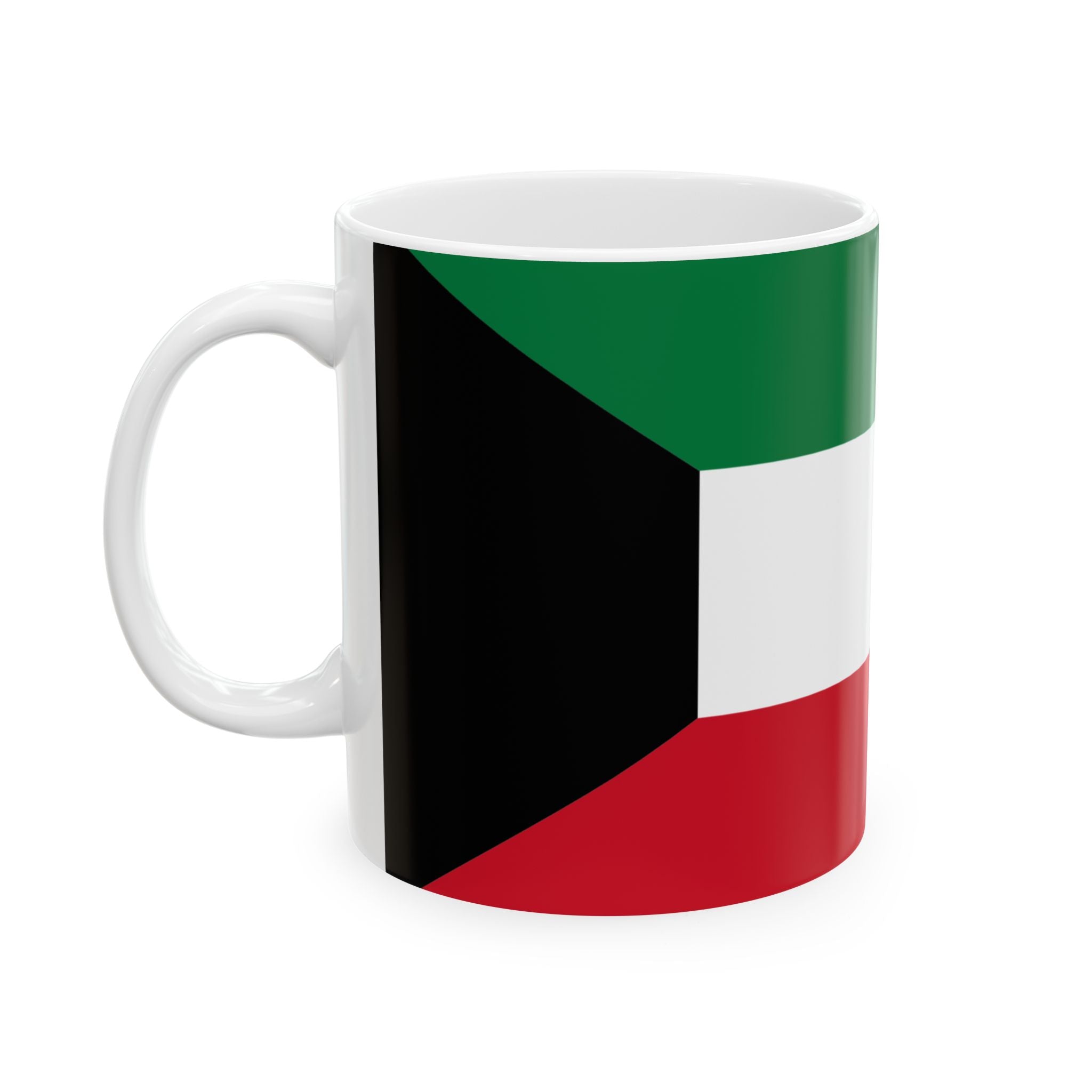 Kuwait Flag Coffee Tea Mug 11oz 15oz | Rep Ya Flag Ceramic Mug