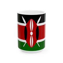Kenya Flag Coffee Tea Mug 11oz 15oz | Rep Ya Flag Ceramic Mug