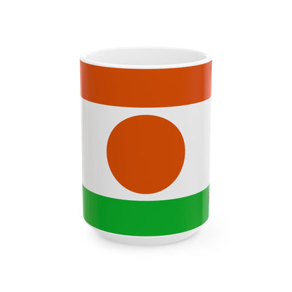 Niger Flag Coffee Tea Mug 11oz 15oz | Rep Ya Flag Ceramic Mug