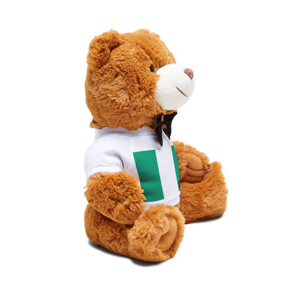 Nigeria Flag Teddy Bear | Nigeria Plush Gift | Nigerian Heritage Bear | Cultural Keepsake | Baby Gift Stuffed Animal