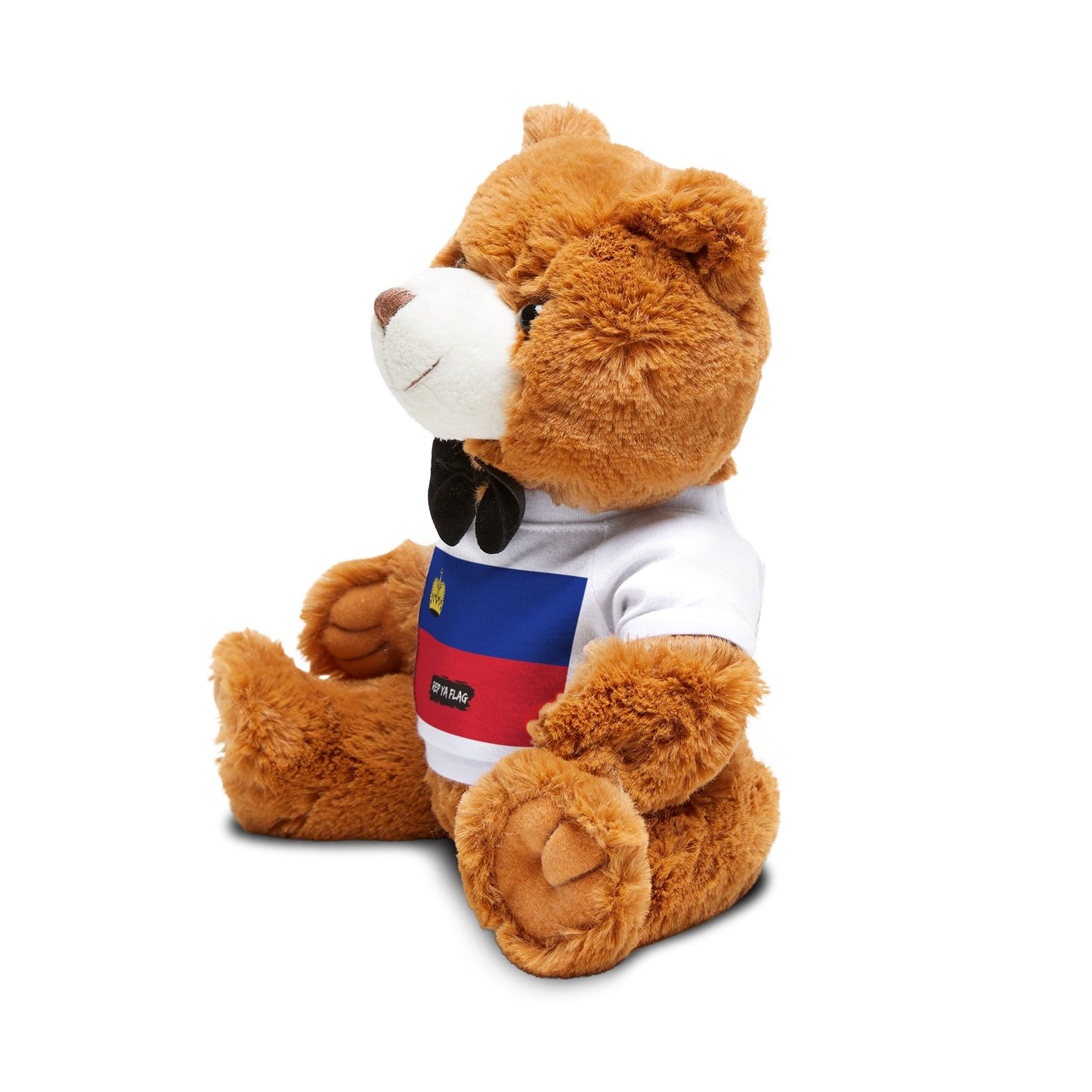 Liechtenstein Flag Teddy Bear | Liechtensteiner Heritage Plush Gift | Rep Ya Flag