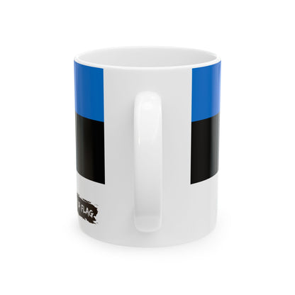 Estonia Flag Coffee Tea Mug 11oz 15oz | Rep Ya Flag Ceramic Mug