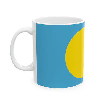 Palau Flag Coffee Tea Mug 11oz 15oz | Rep Ya Flag Ceramic Mug