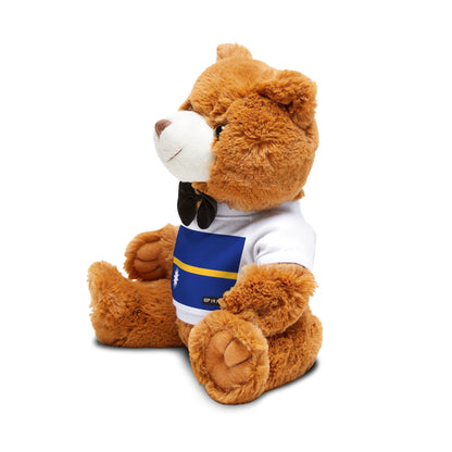 Nauru Flag Teddy Bear | Nauruan Plush Gift | Nauruan Heritage Bear | Cultural Keepsake | Baby Gift Stuffed Animal