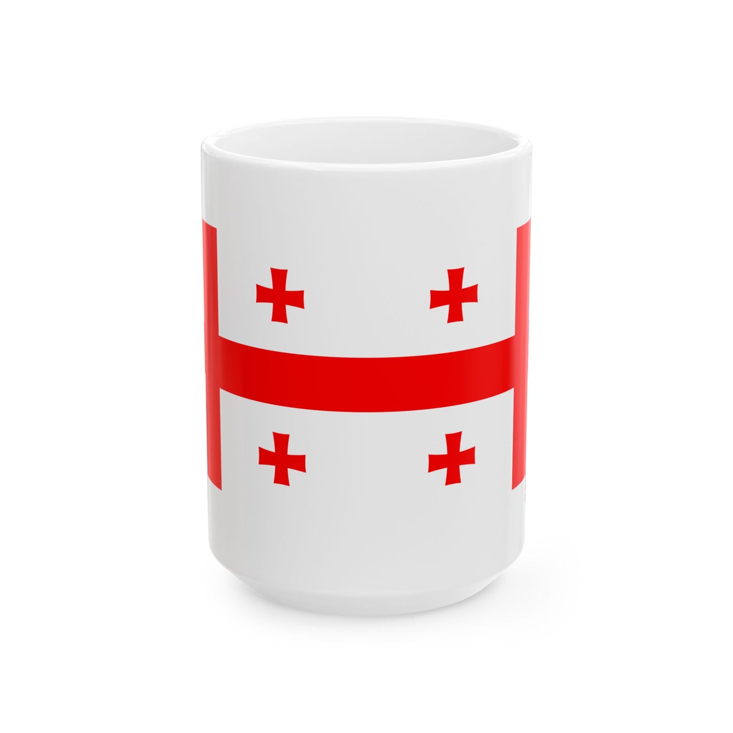 Georgia Flag Coffee Tea Mug 11oz 15oz | Rep Ya Flag Ceramic Mug