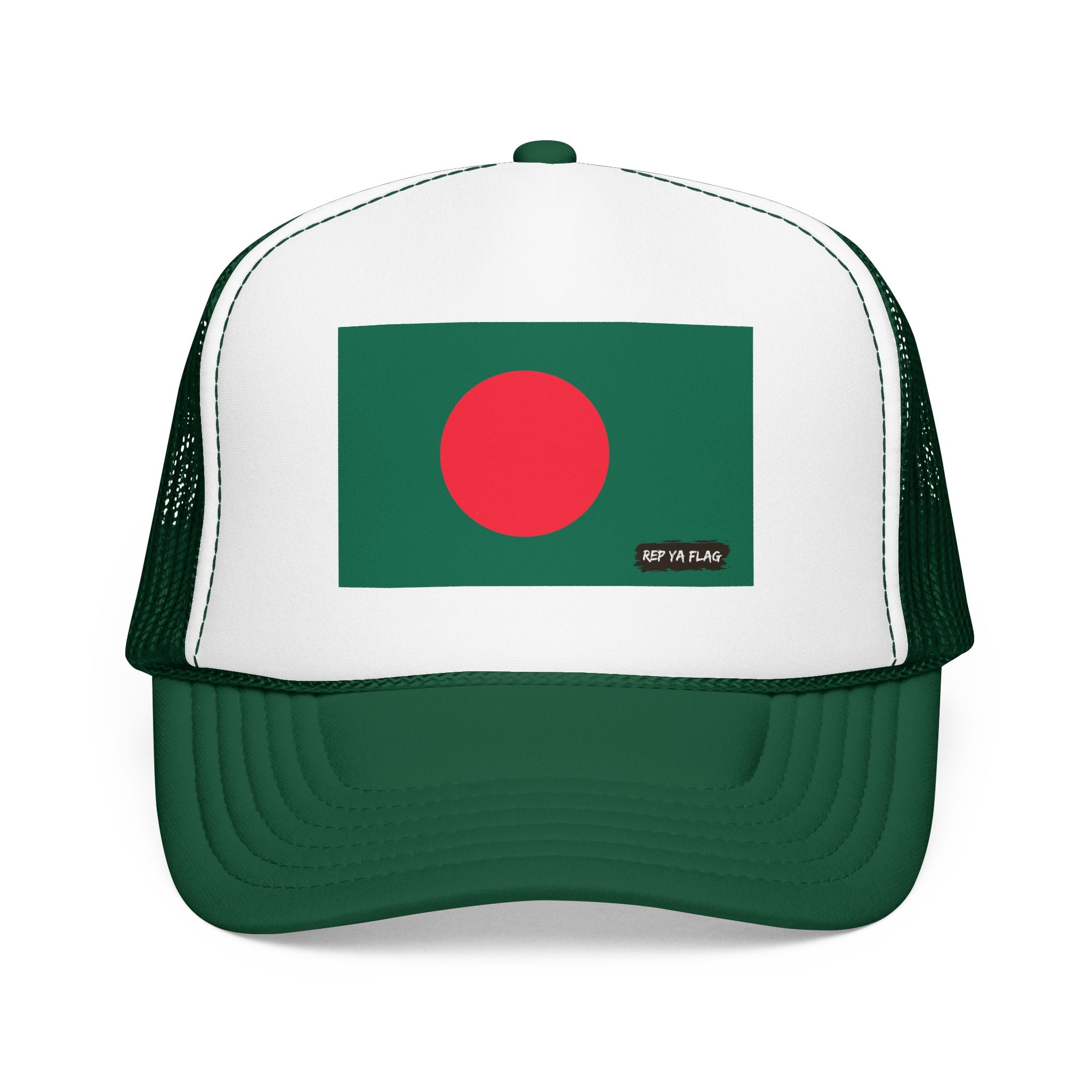 Bangladesh Flag Foam Trucker Hat | Bangladeshi Pride Snapback Cap | Rep Ya Flag