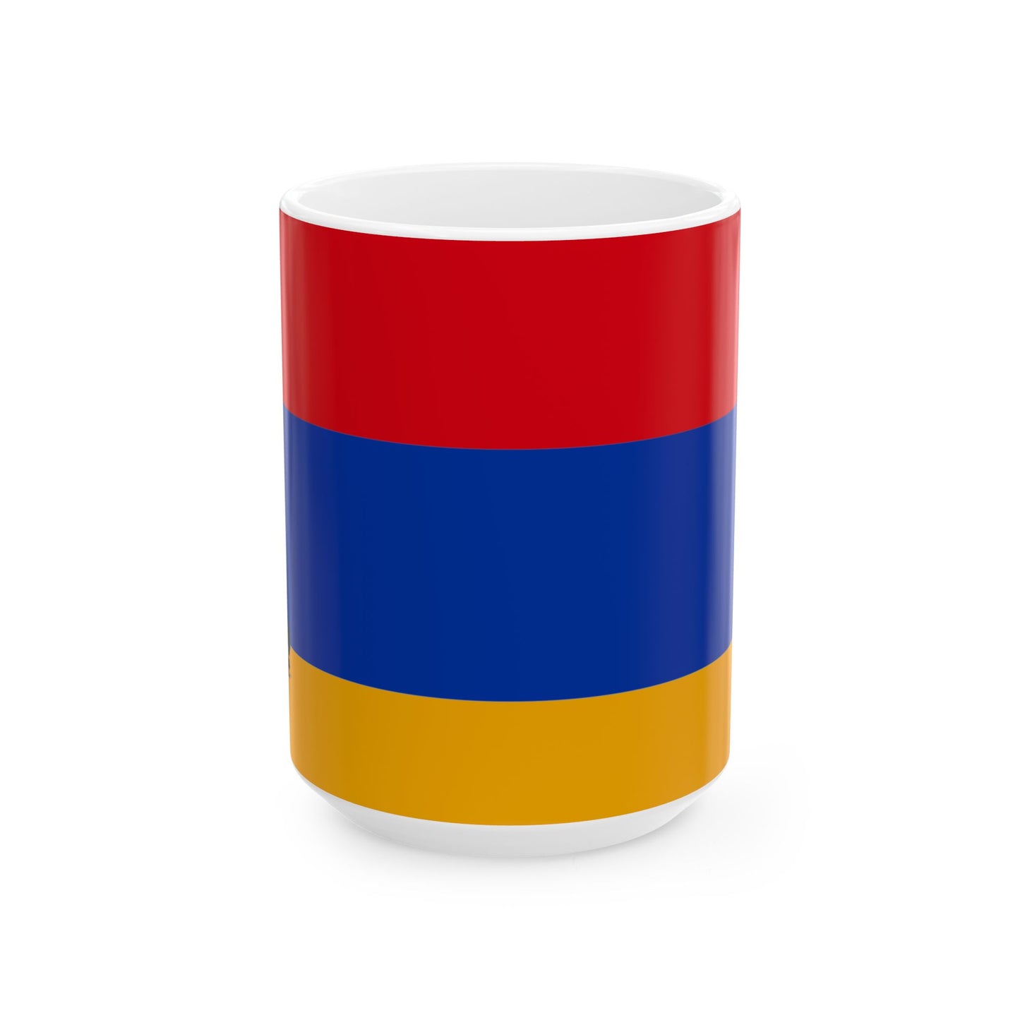 Armenia Flag Coffee Mug | Armenian Pride Ceramic Tea Mug 11oz & 15oz | Rep Ya Flag