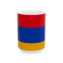 Armenia Flag Coffee Mug | Armenian Pride Ceramic Tea Mug 11oz & 15oz | Rep Ya Flag