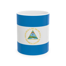 Nicaragua Flag Coffee Tea Mug 11oz 15oz | Rep Ya Flag Ceramic Mug