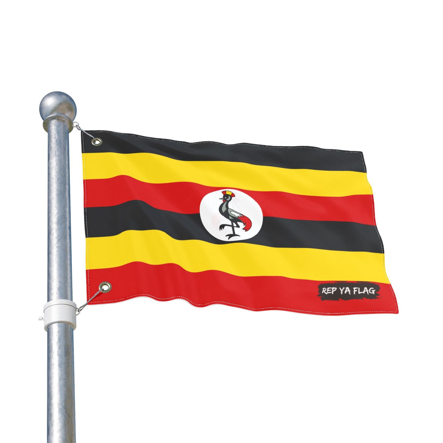 Uganda Flag Double Sided Flag, Outdoor Garden Banner | Country Flag