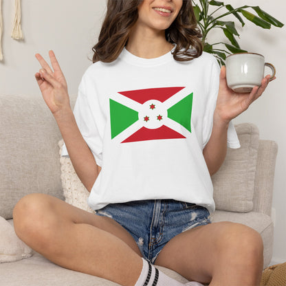 Burundi Flag T Shirt | Burundian Heritage Shirt S-4XL | Rep Ya Flag