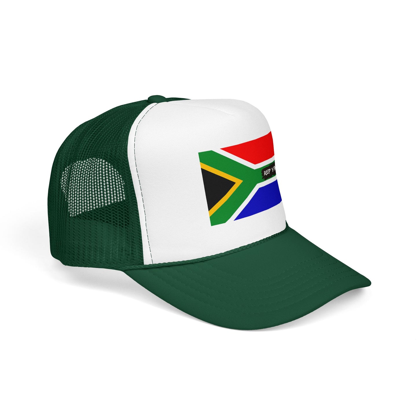 South Africa Flag Foam Trucker Hat | South African Heritage Snapback Cap | Rep Ya Flag