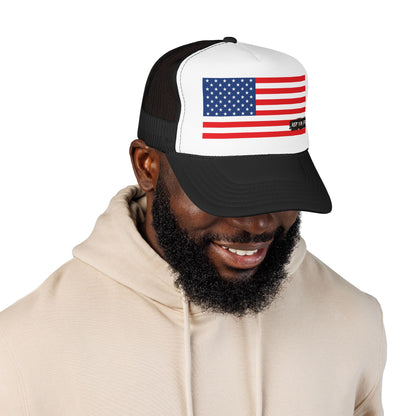 United States of America USA Flag Foam Trucker Hat | Rep Ya Flag design