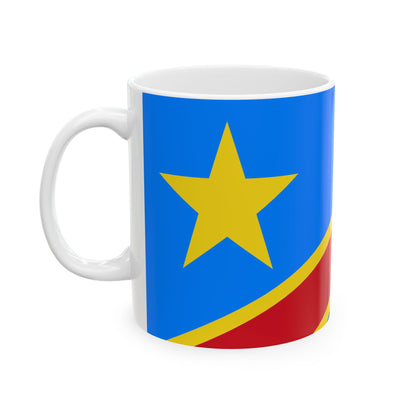 Democratic Republic of the Congo Flag Coffee Tea Mug 11oz 15oz | Rep Ya Flag Ceramic Mug