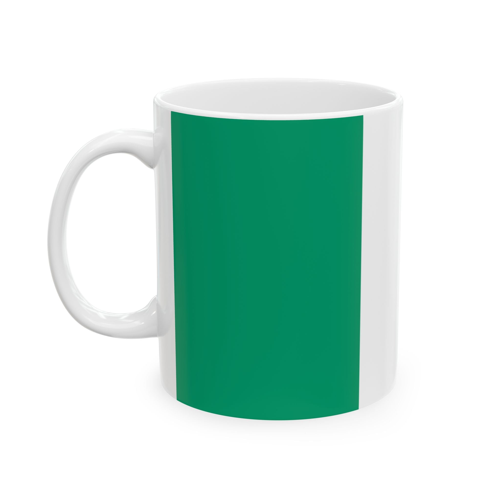 Nigeria Flag Coffee Tea Mug 11oz 15oz | Rep Ya Flag Ceramic Mug