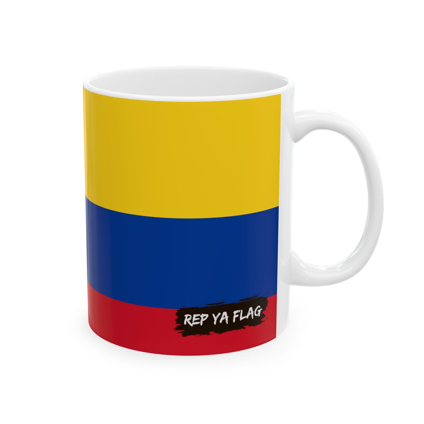 Colombia Flag Coffee Tea Mug 11oz 15oz | Colombian Heritage Mug | Rep Ya Flag