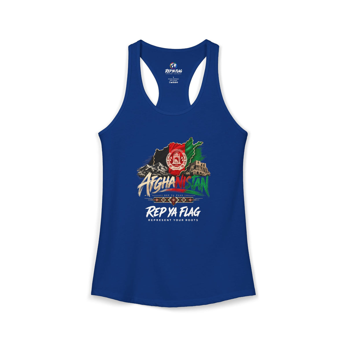 Afghanistan Women’s Racerback Tank – Lightweight Pride