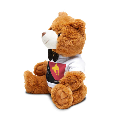 Papua New Guinea Flag Teddy Bear | PNG Plush Gift | Papua New Guinean Heritage Bear | Cultural Keepsake | Baby Gift Stuffed Animal