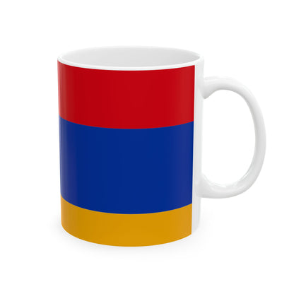 Armenia Flag Coffee Mug | Armenian Pride Ceramic Tea Mug 11oz & 15oz | Rep Ya Flag