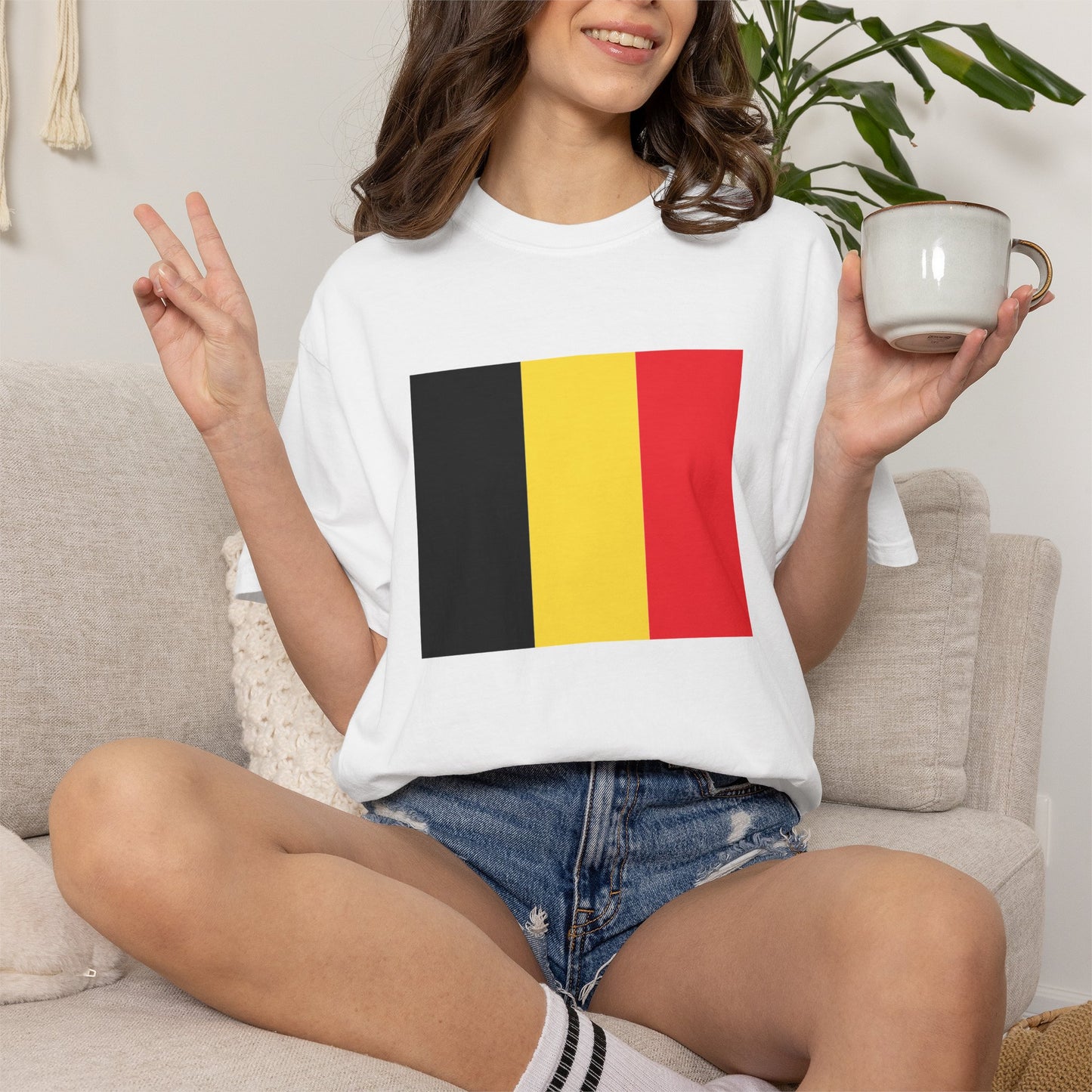 Belgium Flag T Shirt | Belgian Heritage Shirt S-4XL | Rep Ya Flag