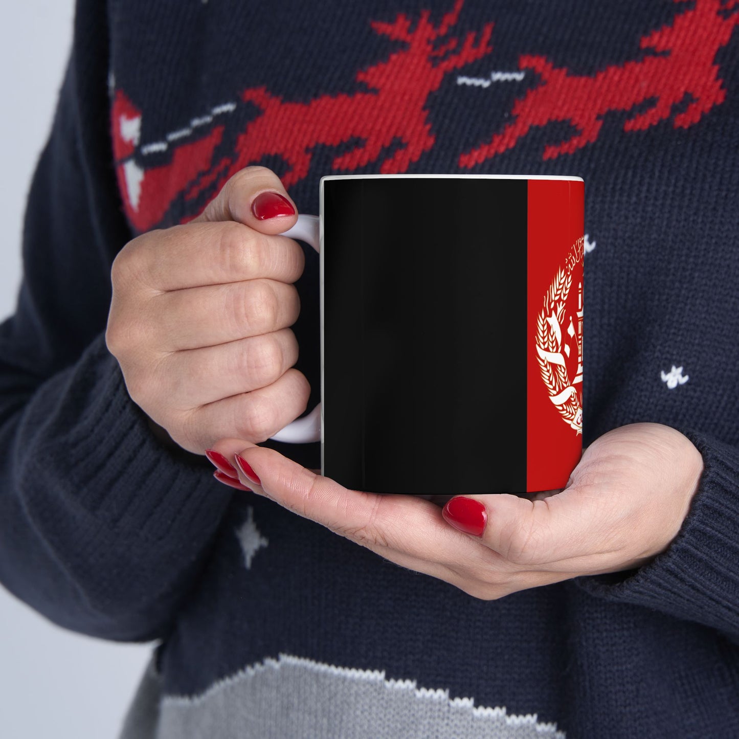 Afghanistan Flag Coffee Tea Mug 11oz 15oz | Rep Ya Flag Ceramic Mug