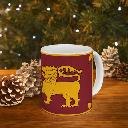 Sri Lanka Flag Coffee Tea Mug 11oz 15oz | Rep Ya Flag Ceramic Mug