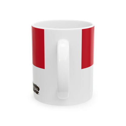 Monaco Flag Coffee Tea Mug 11oz 15oz | Rep Ya Flag Ceramic Mug
