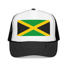 Jamaica Flag Foam Trucker Hat | Jamaican Pride Snapback Cap | Rep Ya Flag